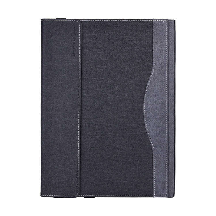 For Lenovo ThinkPad X1 Carbon Gen 11 Cloth Texture Laptop Leather Protective Case(Black)