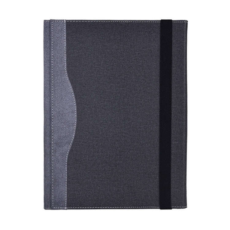 For Lenovo ThinkPad X1 Carbon Gen 11 Cloth Texture Laptop Leather Protective Case(Black)