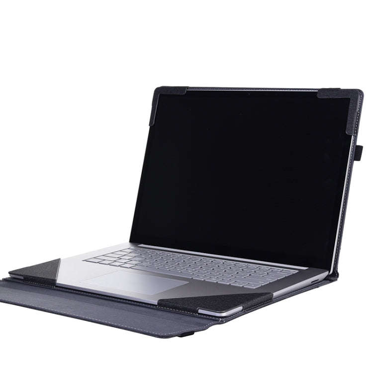 For Lenovo ThinkPad X1 Carbon Gen 11 Cloth Texture Laptop Leather Protective Case(Black)