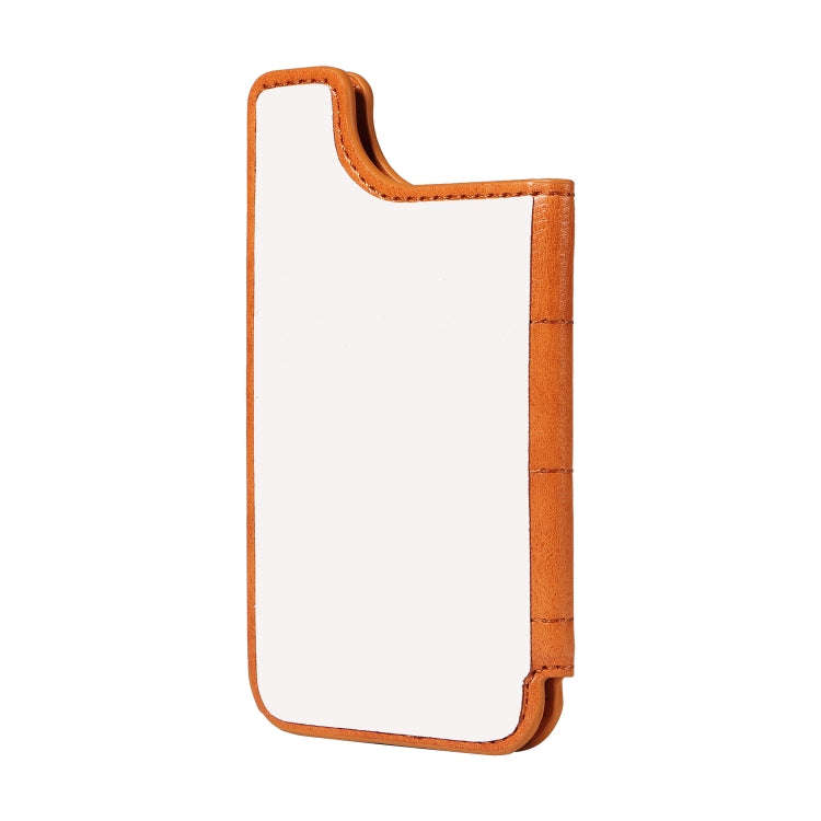 Retro Cow Pattern Sewing Card Bag Mobile Phone Back Sticker(Brown)