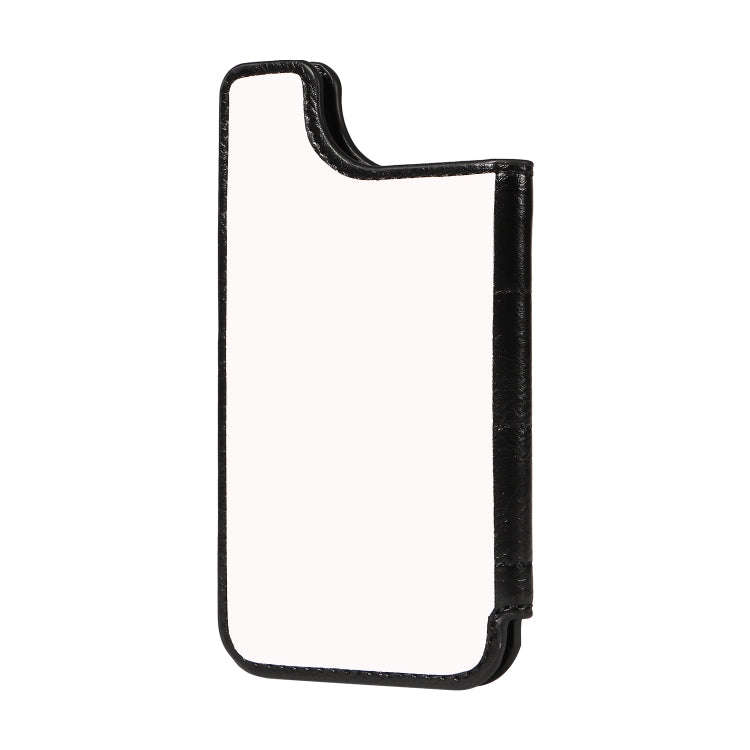 Retro Cow Pattern Sewing Card Bag Mobile Phone Back Sticker(Black)