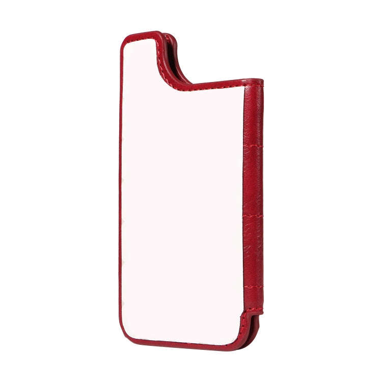 Retro Cow Pattern Sewing Card Bag Mobile Phone Back Sticker(Red)