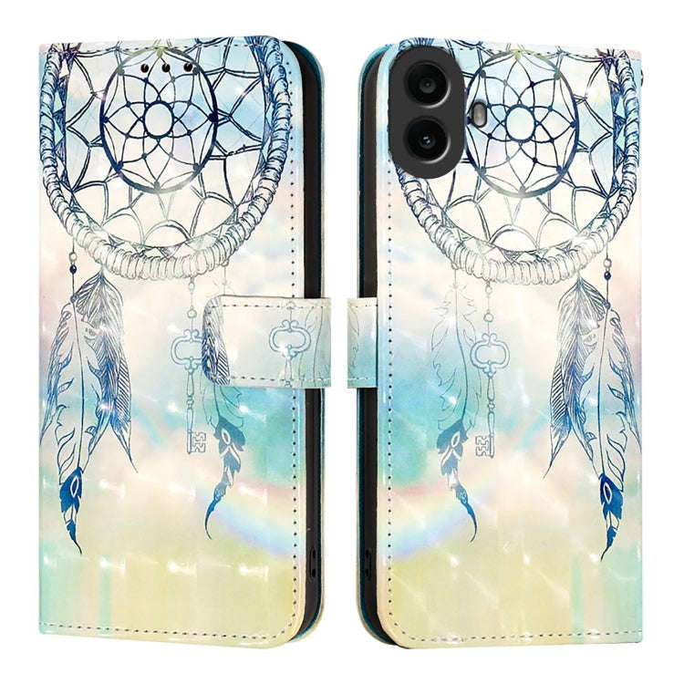 For Nothing CMF Phone 1 3D Painting Horizontal Flip Leather Phone Case(Dream Wind Chimes)