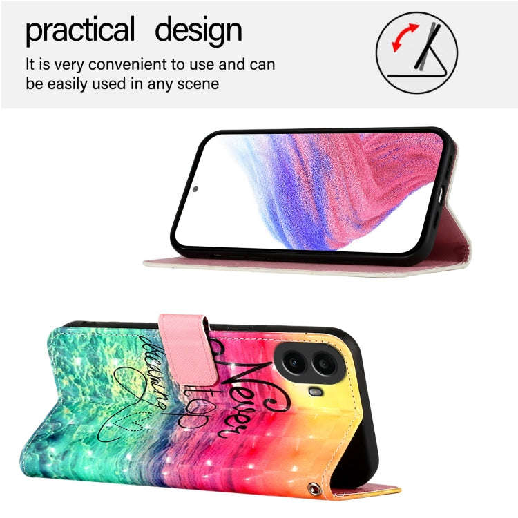 For Nothing CMF Phone 1 3D Painting Horizontal Flip Leather Phone Case(Chasing Dreams)