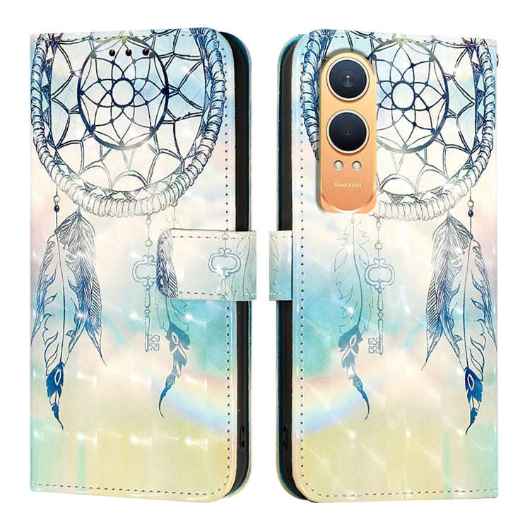 For OnePlus Nord CE4 Lite 3D Painting Horizontal Flip Leather Phone Case(Dream Wind Chimes)