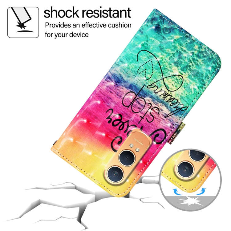 For OnePlus Nord CE4 Lite 3D Painting Horizontal Flip Leather Phone Case(Chasing Dreams)