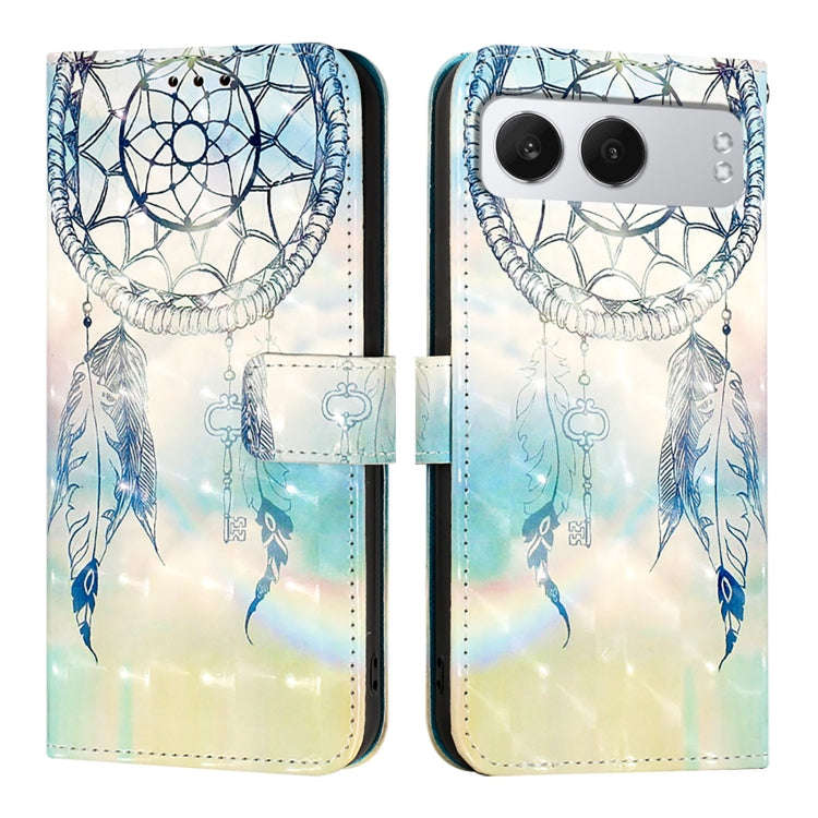 For OnePlus Nord 4 5G 3D Painting Horizontal Flip Leather Phone Case(Dream Wind Chimes)