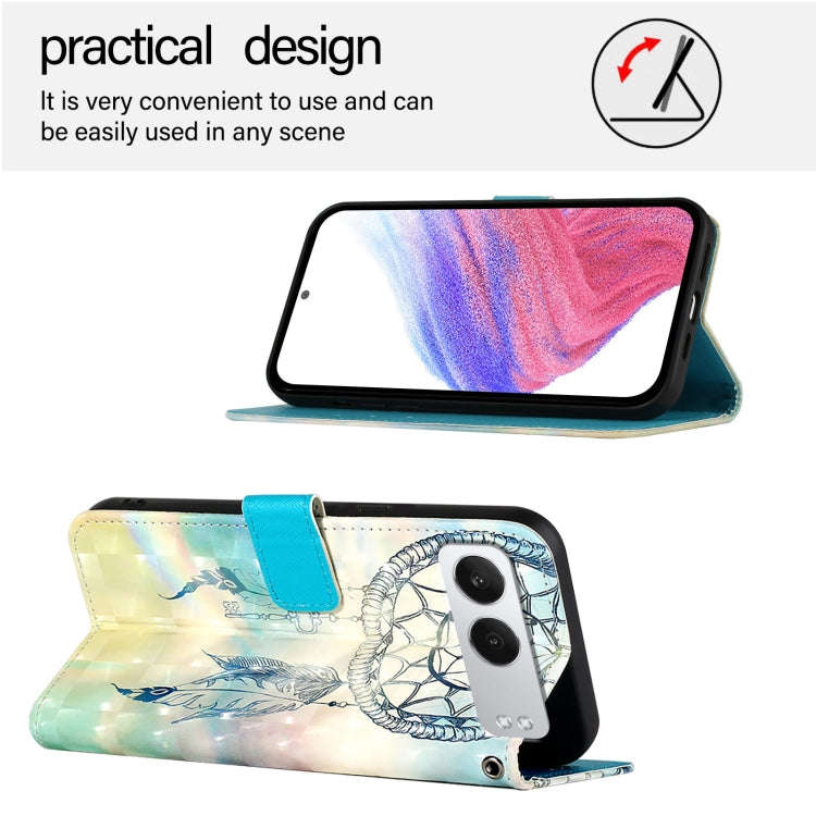 For OnePlus Nord 4 5G 3D Painting Horizontal Flip Leather Phone Case(Dream Wind Chimes)