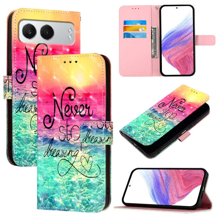 For OnePlus Nord 4 5G 3D Painting Horizontal Flip Leather Phone Case(Chasing Dreams)