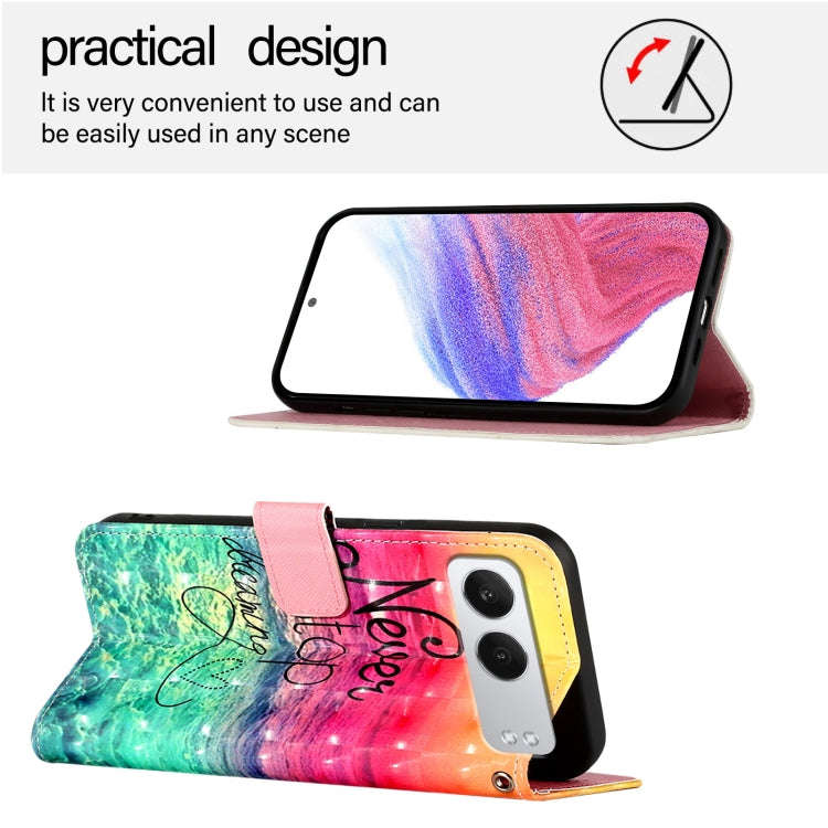 For OnePlus Nord 4 5G 3D Painting Horizontal Flip Leather Phone Case(Chasing Dreams)