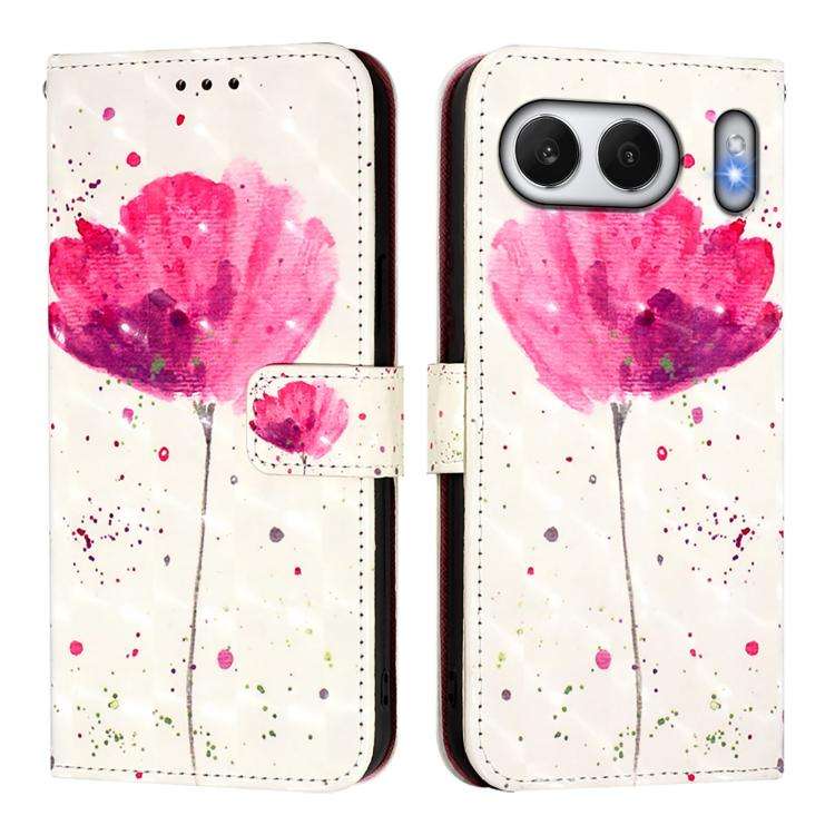 For OnePlus Nord 4 5G 3D Painting Horizontal Flip Leather Phone Case(Flower)