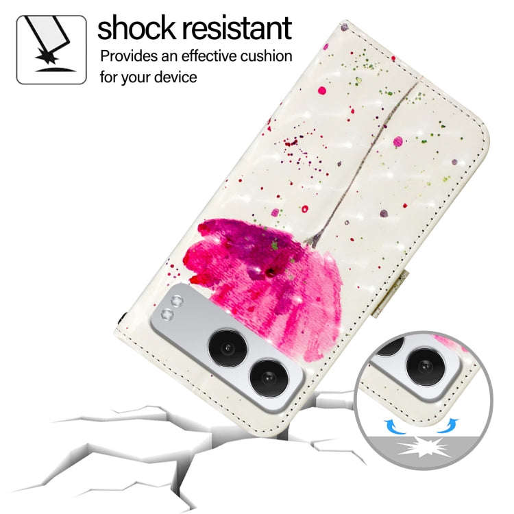 For OnePlus Nord 4 5G 3D Painting Horizontal Flip Leather Phone Case(Flower)