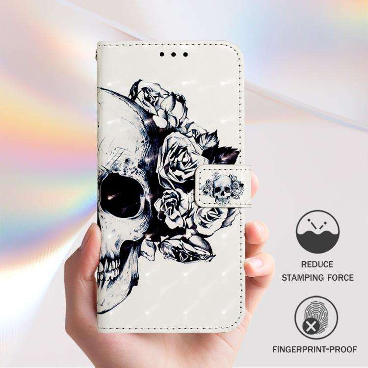 For OnePlus Nord 4 5G 3D Painting Horizontal Flip Leather Phone Case(Skull)