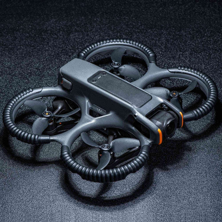 For DJI AVATA 2 STARTRC Propeller TPU Protective Guard Anti-collision Ring Cover(Black)