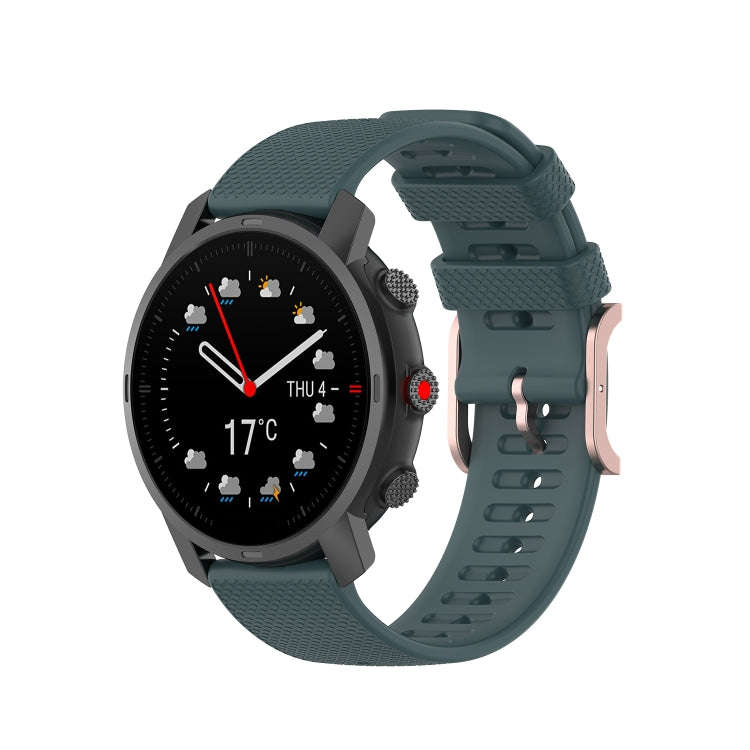 For Polar Grit X / Vantage M 22mm Dot Texture Watch Band(Olive Green)