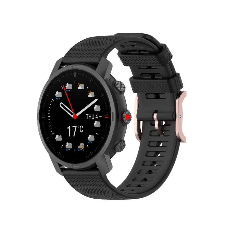 For Polar Grit X / Vantage M 22mm Dot Texture Watch Band(Black)