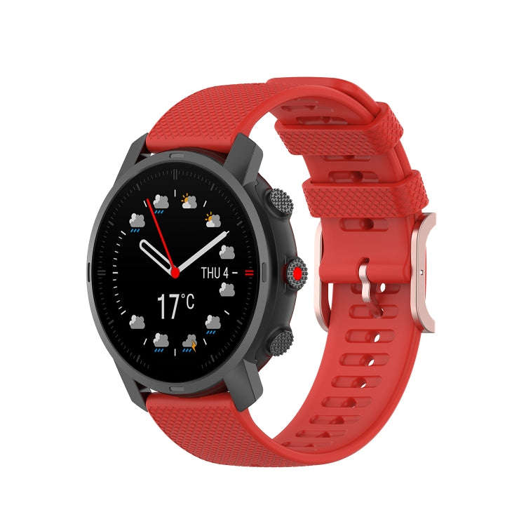 For Polar Grit X / Vantage M 22mm Dot Texture Watch Band(Red)