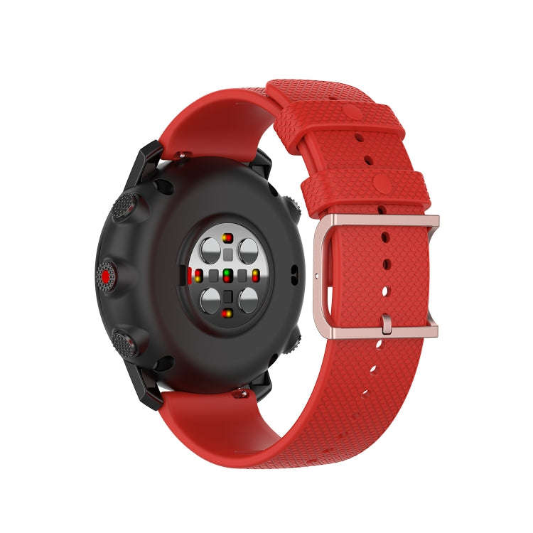 For Polar Grit X / Vantage M 22mm Dot Texture Watch Band(Red)