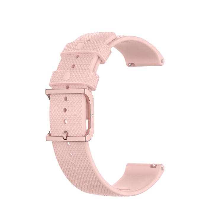 For Ticwatch Pro 2020 / Ticwatch GTX 22mm Dot Texture Watch Band(Light Pink)