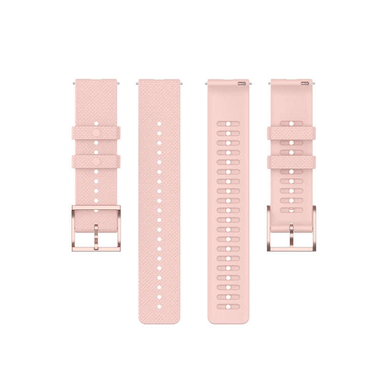 For Ticwatch Pro 2020 / Ticwatch GTX 22mm Dot Texture Watch Band(Light Pink)