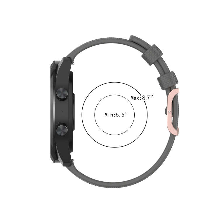 For Ticwatch Pro 2020 / Ticwatch GTX 22mm Dot Texture Watch Band(Light Pink)