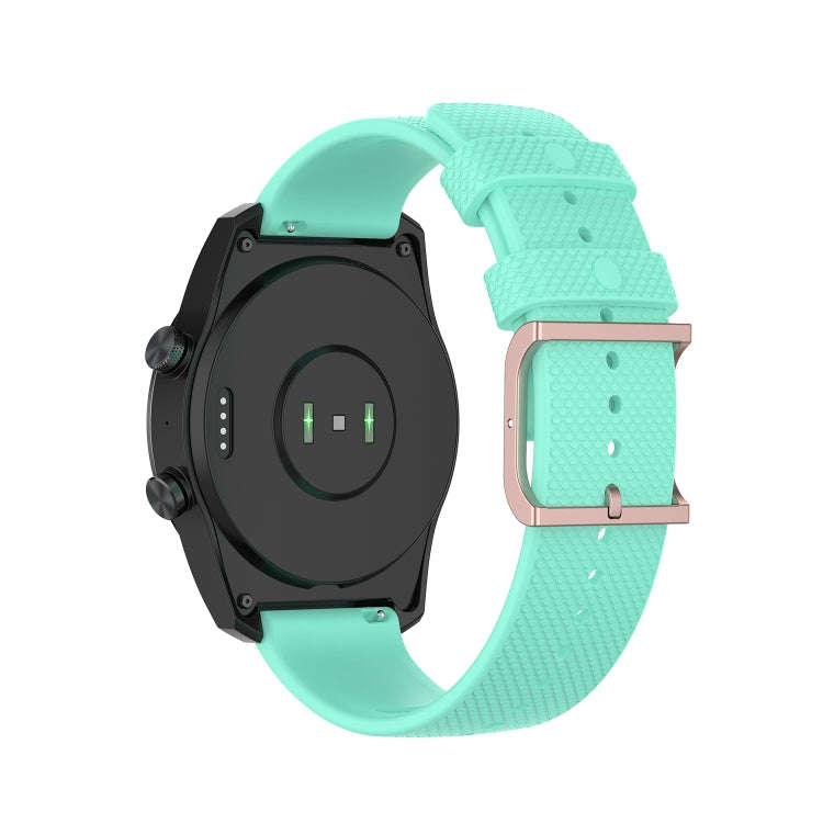 For Ticwatch Pro 2020 / Ticwatch GTX 22mm Dot Texture Watch Band(Mint Green)