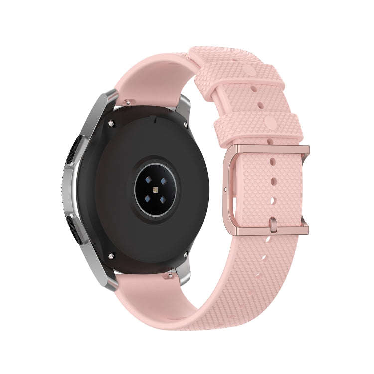 For Samsung Galaxy Watch3 45mm / Galaxy Watch 46mm 22mm Dot Texture Watch Band(Light Pink)