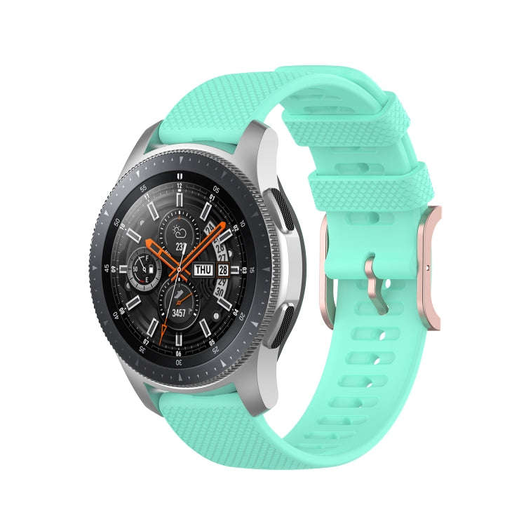 For Samsung Galaxy Watch3 45mm / Galaxy Watch 46mm 22mm Dot Texture Watch Band(Mint Green)