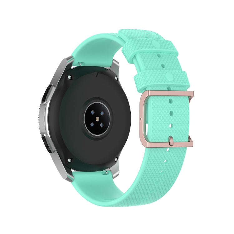 For Samsung Galaxy Watch3 45mm / Galaxy Watch 46mm 22mm Dot Texture Watch Band(Mint Green)