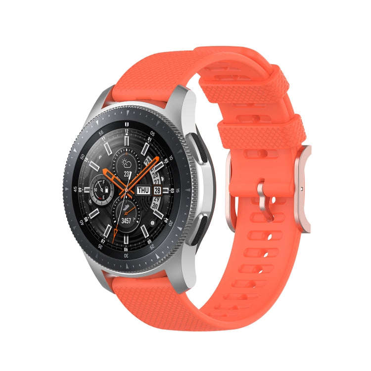 For Samsung Galaxy Watch3 45mm / Galaxy Watch 46mm 22mm Dot Texture Watch Band(Orange)