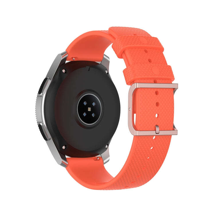 For Samsung Galaxy Watch3 45mm / Galaxy Watch 46mm 22mm Dot Texture Watch Band(Orange)