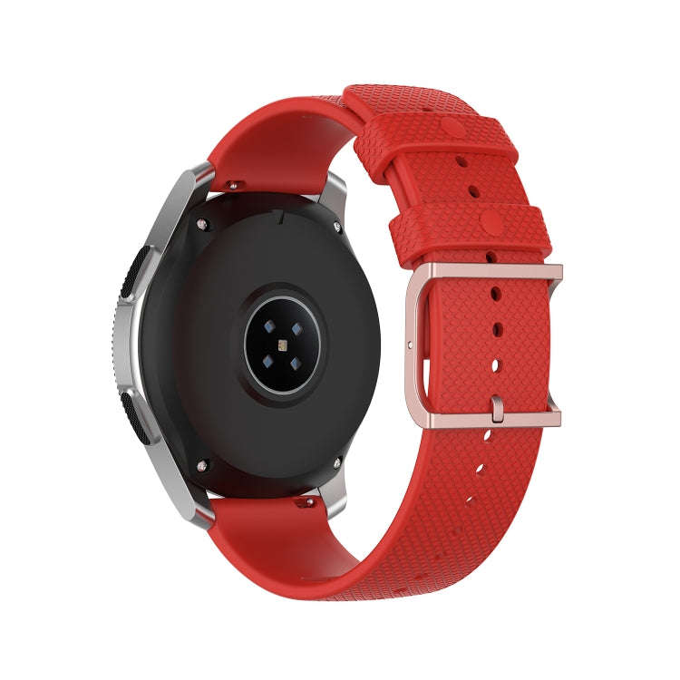 For Samsung Galaxy Watch3 45mm / Galaxy Watch 46mm 22mm Dot Texture Watch Band(Red)