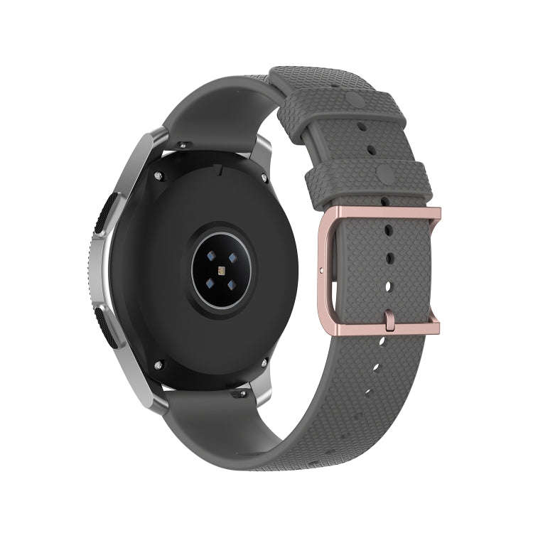 For Samsung Galaxy Watch3 45mm / Galaxy Watch 46mm 22mm Dot Texture Watch Band(Grey)