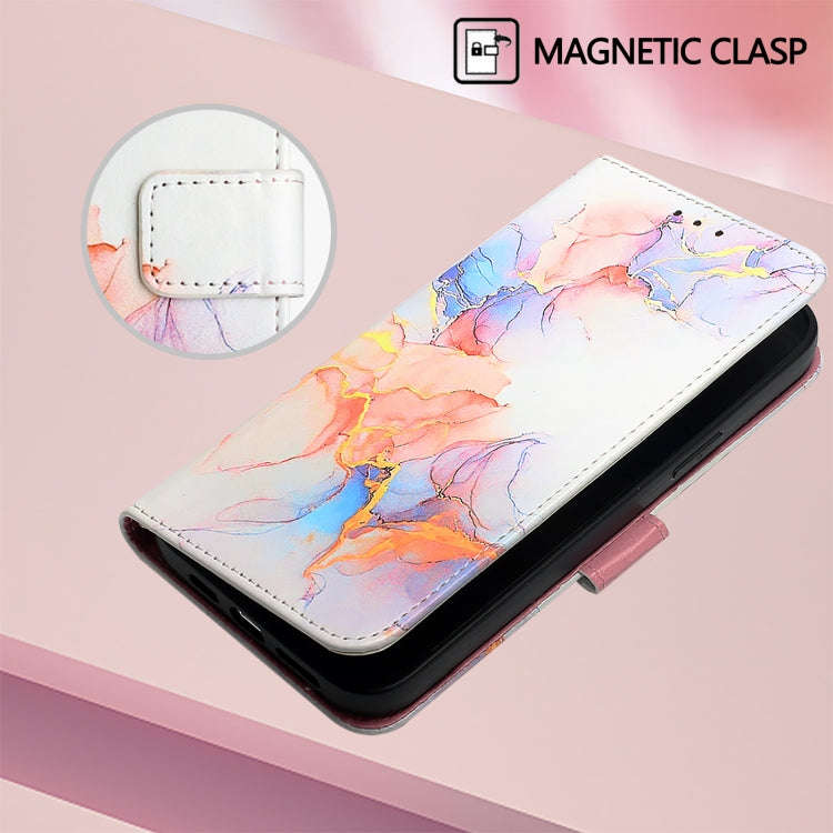 For Nothing CMF Phone 1 PT003 Marble Pattern Flip Leather Phone Case(Galaxy Marble White)