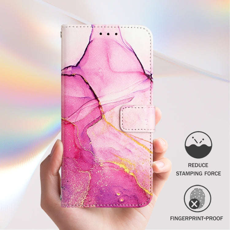 For OnePlus Nord 4 5G PT003 Marble Pattern Flip Leather Phone Case(Pink Purple Gold)
