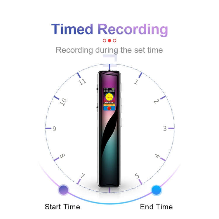 JNN Q33 HD Color Screen Stick Shape Portable Voice Recording Pen, Memory:32GB(Black)