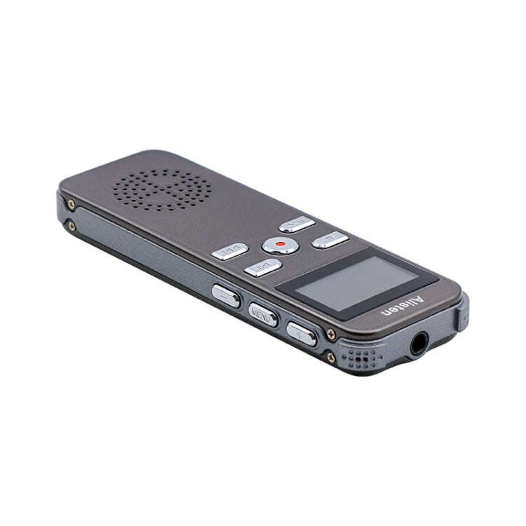 JNN X26 Mini Portable Voice Recorder with OLED Screen, Memory:16GB(Metal Gray)