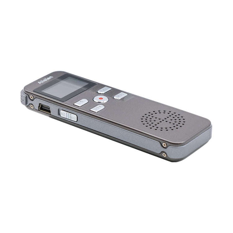 JNN X26 Mini Portable Voice Recorder with OLED Screen, Memory:16GB(Metal Gray)