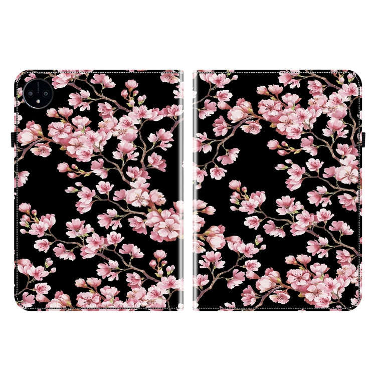 For Huawei MatePad Pro 11 2022 Crystal Texture Painted Leather Smart Tablet Case(Plum Bossom)