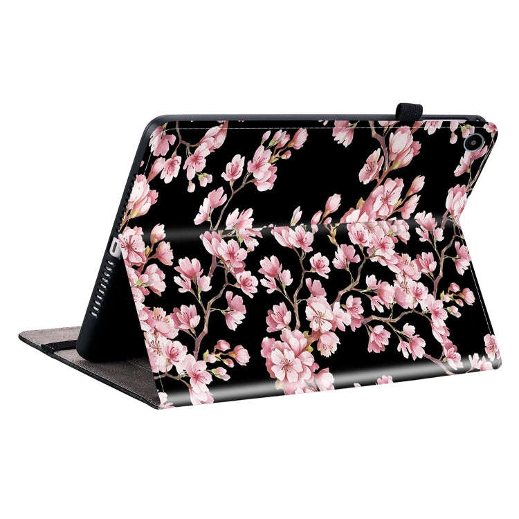 For Huawei MatePad SE 10.4 Crystal Texture Painted Leather Smart Tablet Case(Plum Bossom)