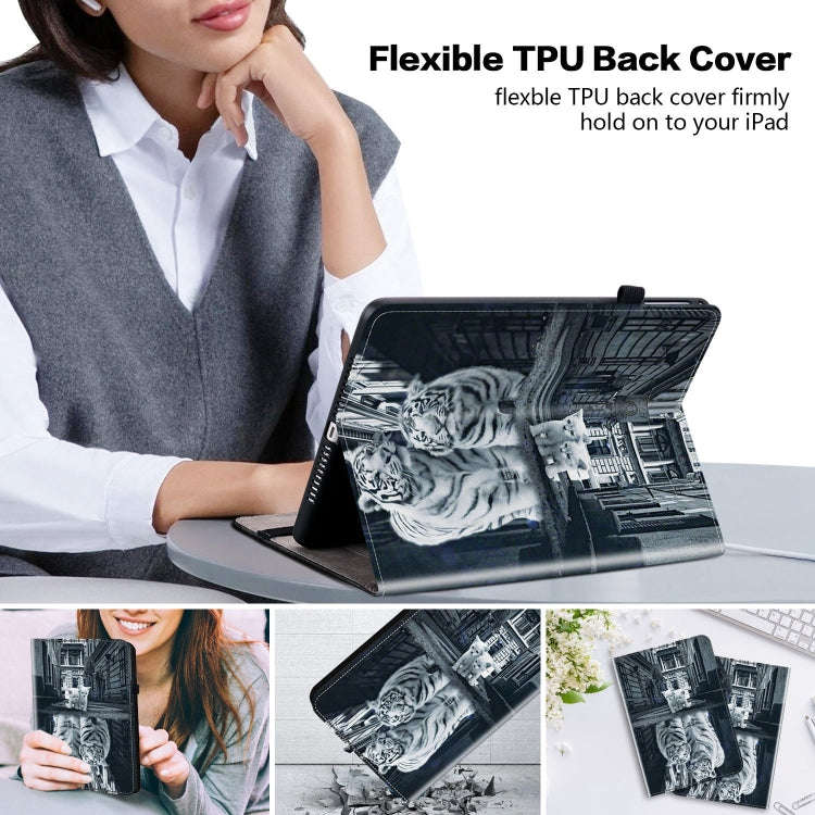 For Huawei MatePad T 10s / Enjoy Tablet 2 Crystal Texture Painted Leather Smart Tablet Case(Cat R...