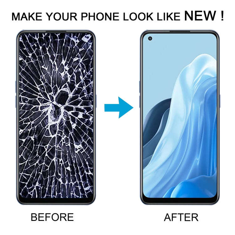 For OPPO Reno7 5G Original AMOLED LCD Screen Digitizer Full Assembly with Frame