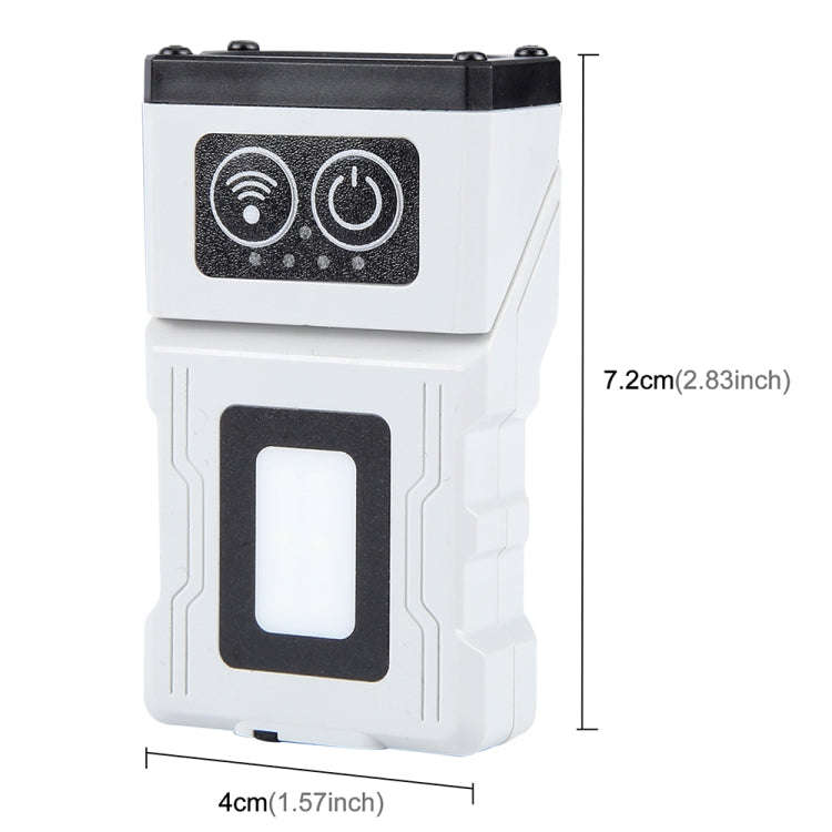 HW-213 Multi-function Rotating Sensing Cap Clip Work Light(Grey)