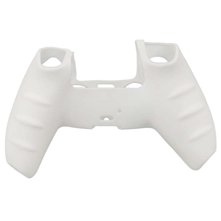 For Sony PS5 Silicone Gamepad Protective Case(White)