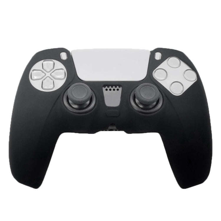 For Sony PS5 Silicone Gamepad Protective Case(Black)
