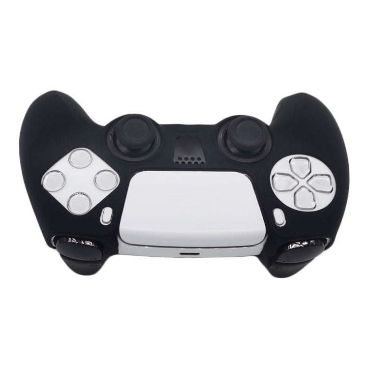 For Sony PS5 Silicone Gamepad Protective Case(Black)