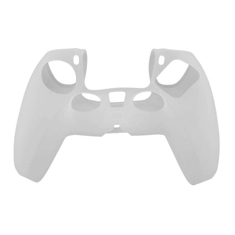 For Sony PS5 Silicone Gamepad Protective Case(Transparent)