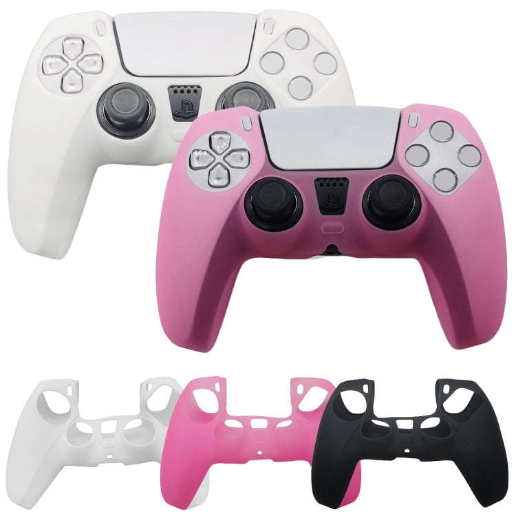 For Sony PS5 Silicone Gamepad Protective Case(Black)