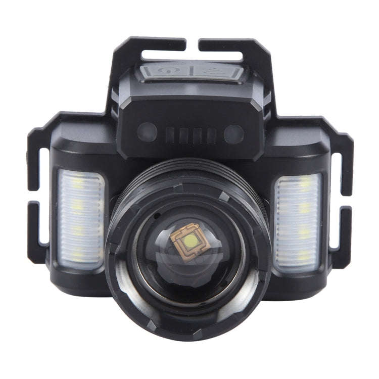 HL-03 Intelligent Induction Zoom Headlight Work Light(Black)
