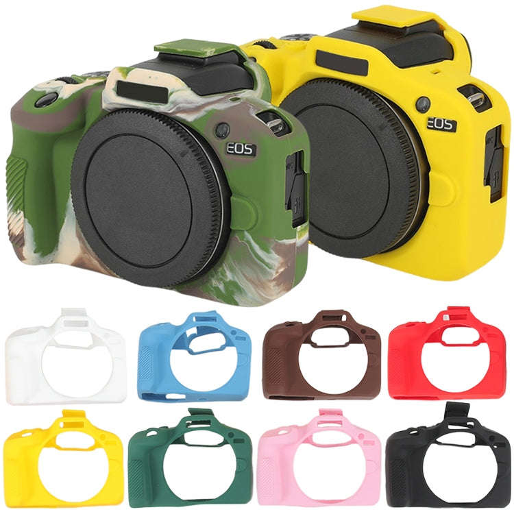 For Canon EOS R100 Glossy Soft Silicone Protective Case(Red)